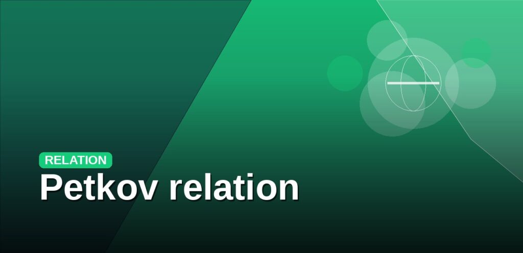 Petkov relation