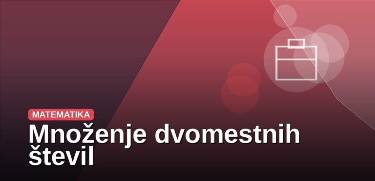 Množenje dvomestnih števil