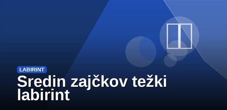 Sredin zajčkov težki labirint