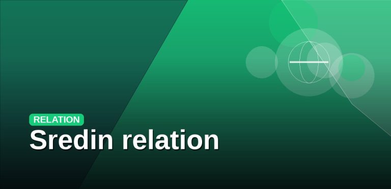 Sredin relation