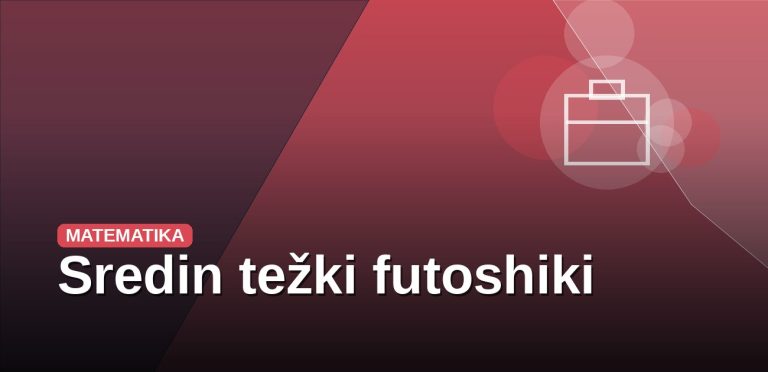 Sredin težki futoshiki